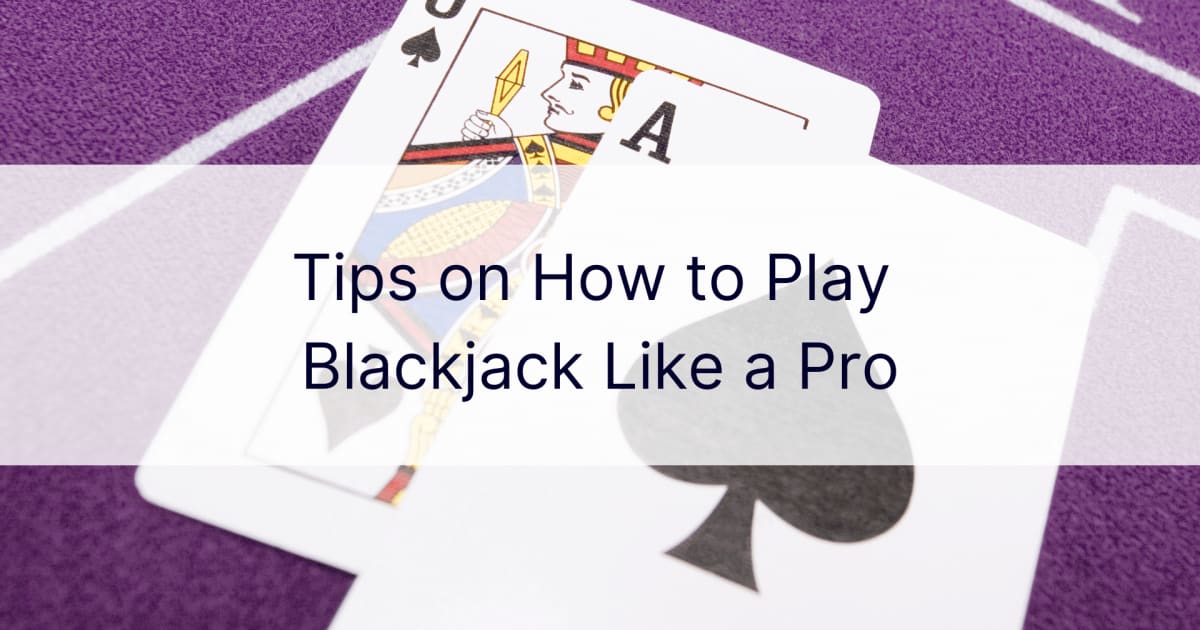 Nasveti, kako igrati Blackjack kot profesionalec