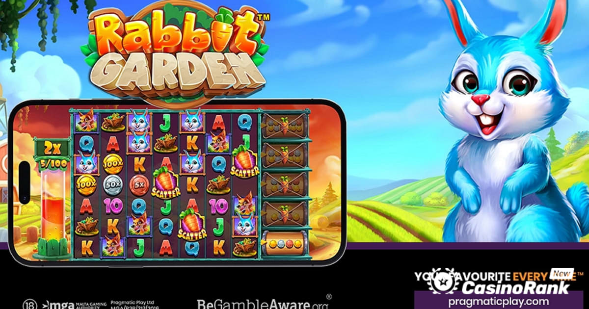 Pragmatic Play predstavlja nov igralni avtomat Rabbit Garden
