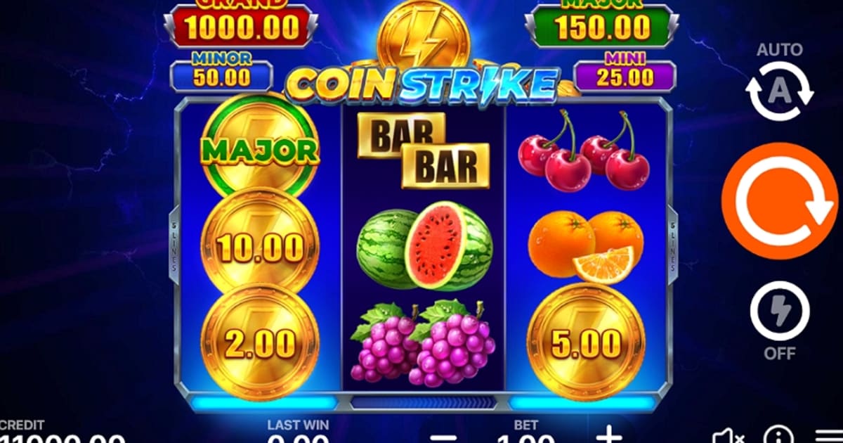 Playson prvič predstavlja naelektreno izkušnjo s Coin Strike: Hold and Win